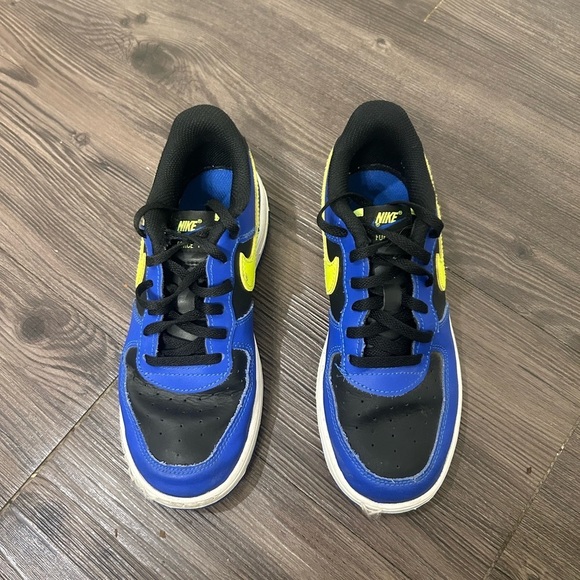 Nike Air Force 1 LV8 Big Kids Blue - Picture 3 of 10